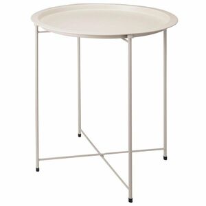 Príručný stolík Zovy 47 cm béžový vyobraziť