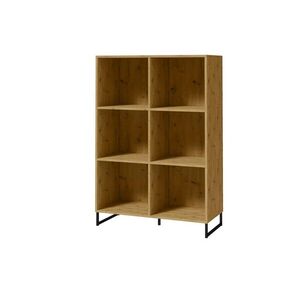 Regál Ariana 80 cm čierny/dub Artisan vyobraziť