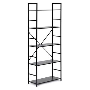 Regál LOFT 58, 5 cm čierny vyobraziť