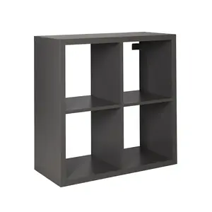 Regál Mixxit 4 B&Q 74 cm grafit vyobraziť