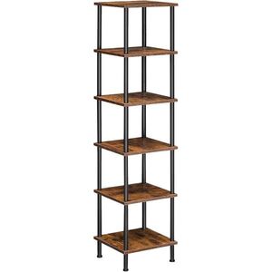 Regál Vasagle Clia 30 cm hnedý/čierny vyobraziť