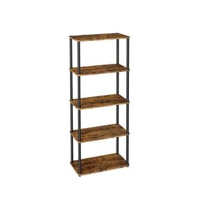 Regál Vasagle Pier 60 cm čierny/hnedý vyobraziť