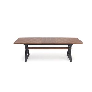 Rozkladací jedálenský stôl Baron 200/350 cm orech/čierny vyobraziť