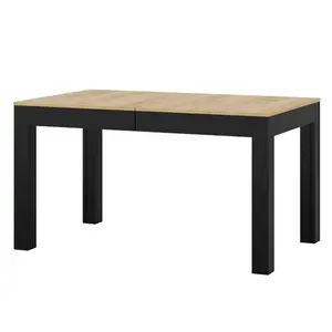 Rozkladací jedálenský stôl Jord 140/260 cm dub Craft/čierny vyobraziť