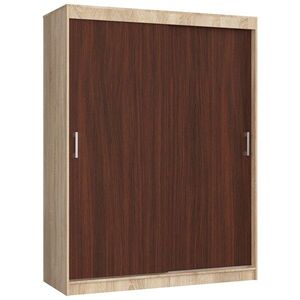 Šatní skříň CLP Mono 150 cm dub sonoma/wenge vyobraziť