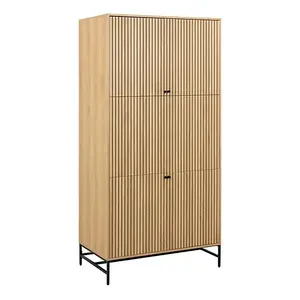 Šatníková skriňa Albany 99 cm dub prírodný vyobraziť