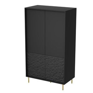 Šatníková skriňa Bullet 87 cm čierna vyobraziť