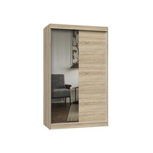 Šatníková skriňa Iga 120 cm so zrkadlom dub Sonoma vyobraziť