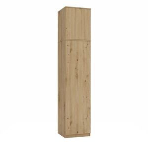 Šatníková skriňa s nadstavcom Malwa 50 cm dub artisan vyobraziť