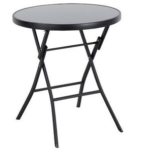 Skladací stolík Oasa 60 cm čierny vyobraziť