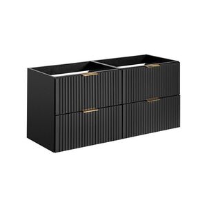 Skrinka pod umývadlo Casad 120 cm čierna vyobraziť