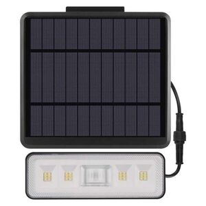 Solárny LED reflektor SUNNO s pohybovým senzorom čierny/neutrálna biela vyobraziť