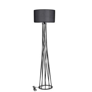 Stojaca lampa Havin čierna vyobraziť