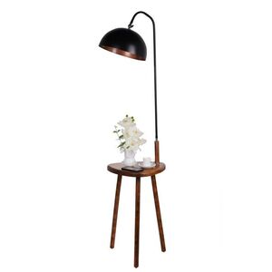 Stojaca lampa Sehbali VI 165 cm hnedá/čierna vyobraziť