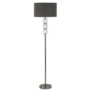 Stojacia lampa Bright 164 cm sivá/biela vyobraziť