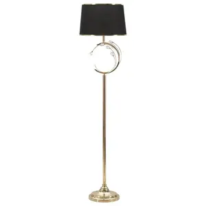 Stojacia lampa Bruxelles 160 cm čierna/zlatá vyobraziť