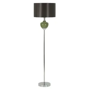 Stojacia lampa Eva 160 cm strieborná/čierna/zelená vyobraziť