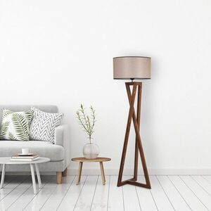 Stojacia lampa Maçka Ceviz 166 cm orechová vyobraziť