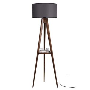 Stojacia lampa Sehbali I 176 cm hnedá/sivá vyobraziť