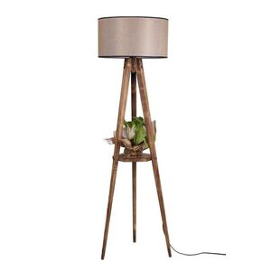 Stojacia lampa Sehbali IV 153 cm hnedá/hnedá vyobraziť