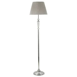 Stojacia lampa Silvery 164 cm strieborná vyobraziť