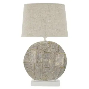 Stolná lampa Eclips 64 cm béžová vyobraziť