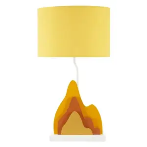 Stolná lampa Farba A 57 cm žlto-oranžová vyobraziť