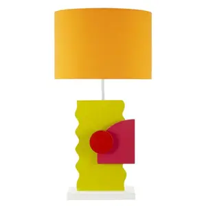 Stolná lampa Farba B 60, 5 cm žlto-oranžová vyobraziť