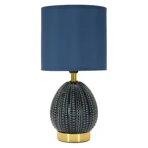 Stolná lampa Flavi 30, 5 cm modrá vyobraziť