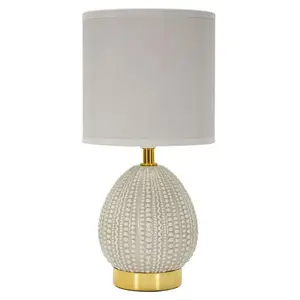 Stolná lampa Flavi 30, 5 cm sivá vyobraziť