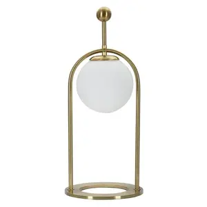 Stolná lampa Glamy Arc B 50 cm zlatá vyobraziť