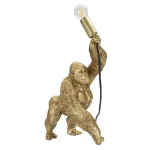Stolná lampa Gorilla 40 cm zlatá vyobraziť