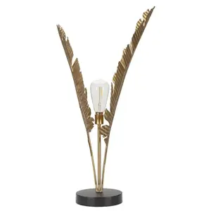 Stolná lampa Palm 65 cm zlatá vyobraziť
