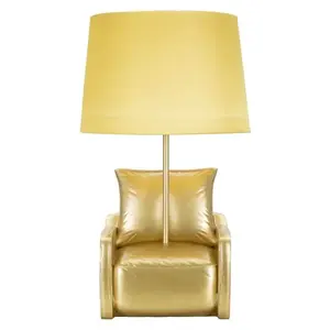 Stolná lampa z polovice storočia 46 cm žltá vyobraziť