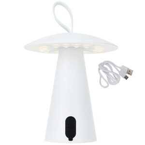 Stolová USB LED lampa BOLETE 17 cm biela vyobraziť