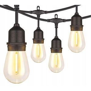 Svetelná LED reťaz MODERN s 20 žiarovkami teplá biela vyobraziť
