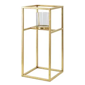 Svietnik Elegant 35 cm zlatý vyobraziť