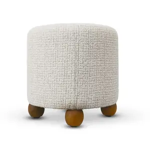 Taburet Kioto 38 cm béžový/dub prírodný vyobraziť