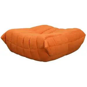 Taburet Nua 86 cm zamat oranžový vyobraziť