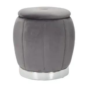 Taburet PARIS 43 cm sivý vyobraziť