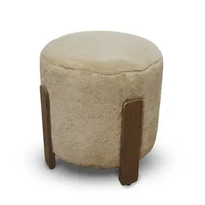 Taburet Seul 37 cm taupe/orech vyobraziť