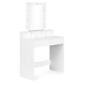 Toaletný stolík s LED osvetlením Cirko 80 cm biely vyobraziť