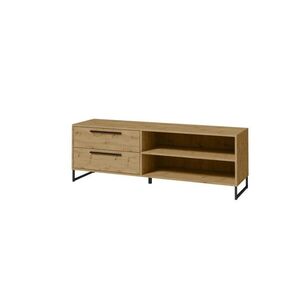 TV stolík Ariana 150 cm čierny/dub Artisan vyobraziť