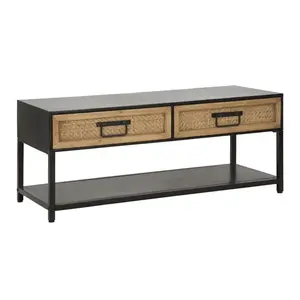 TV stolík Hanoi 95 cm čierno-hnedý vyobraziť