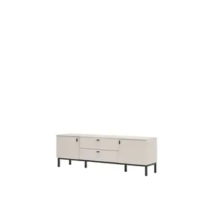 TV stolík Korfu 04 167 cm kašmírový/čierny vyobraziť