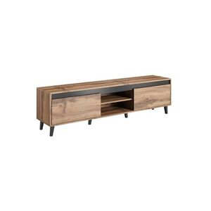 TV stolík NORD 2 170 cm dub wotan/antracitový vyobraziť