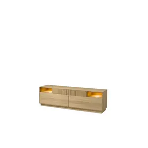 TV stolík s LED osvetlením Join 180 cm dub prírodný vyobraziť