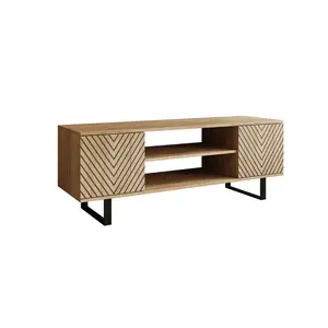 TV stolík SOLERO Chevron 135 cm dub craft vyobraziť
