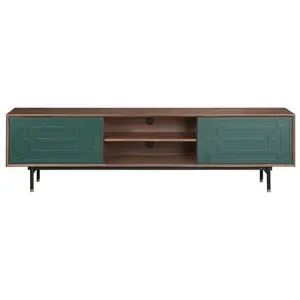 TV stolík Stilig ST153 200 cm orech/zelený vyobraziť