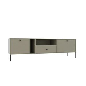 TV stolík Tilina 2D 1S 180 cm eukalyptus/čierny vyobraziť